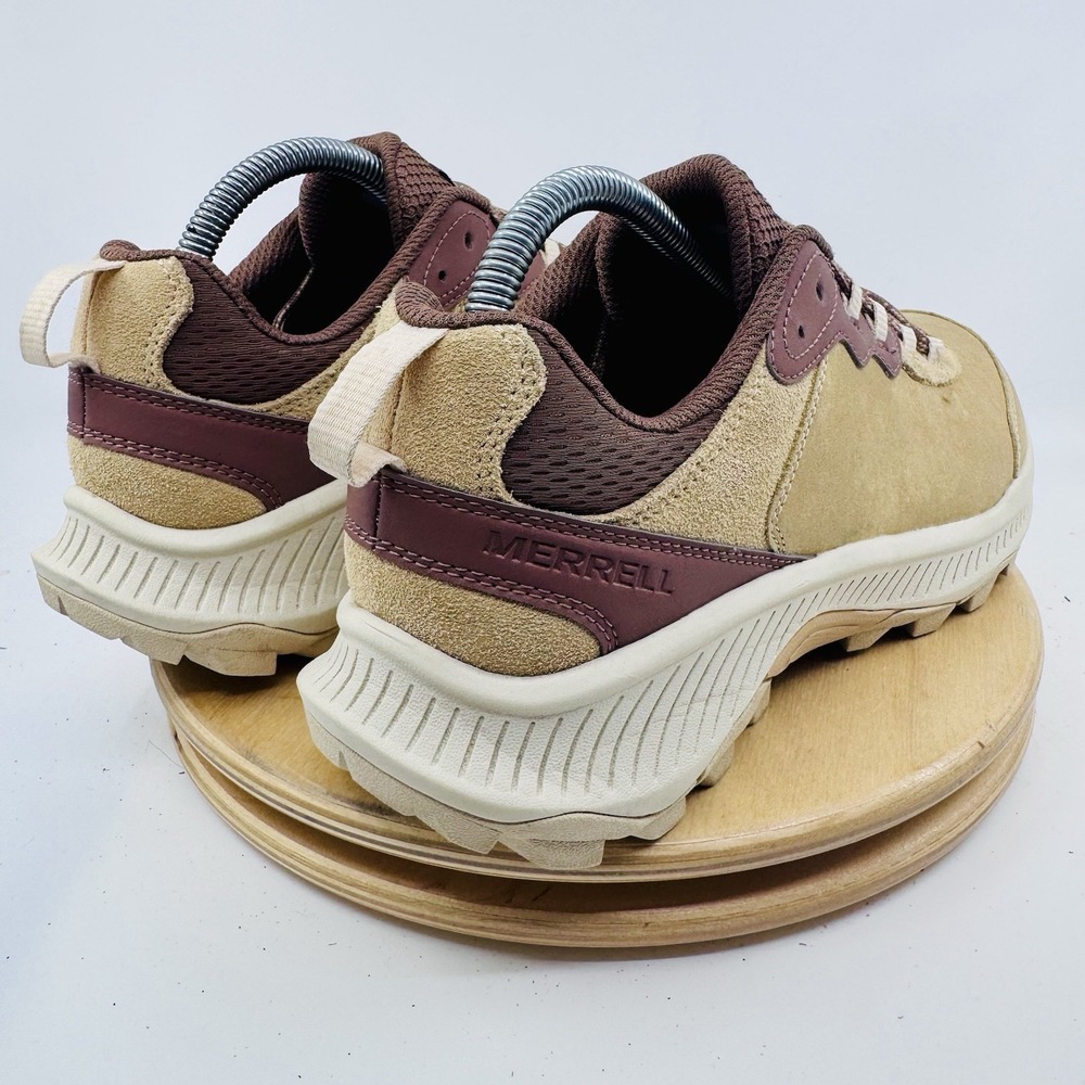 Merrell Speed Strike 2 LTR Hiking Shoes Womens 9 Tan Leather Trail Sample - Picture 5 of 9